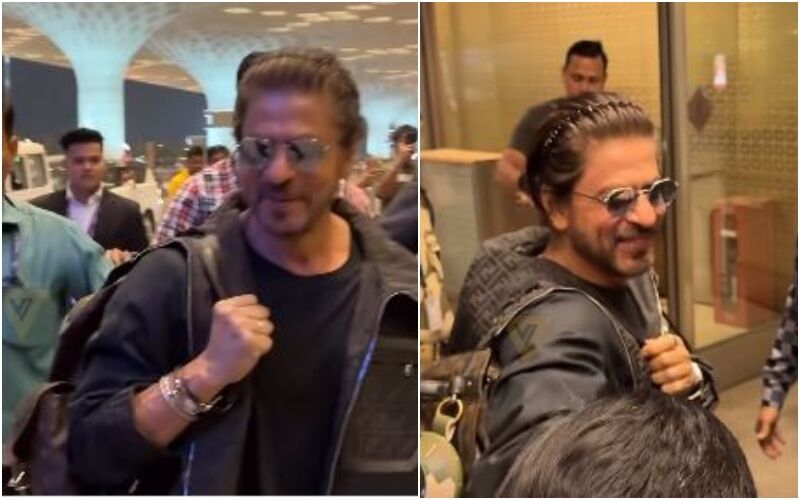 King Of Romance Shah Rukh Khan Arrives At Mumbai Airport; Fan Kisses Superstar’s Hands In THIS Viral Video - WATCH