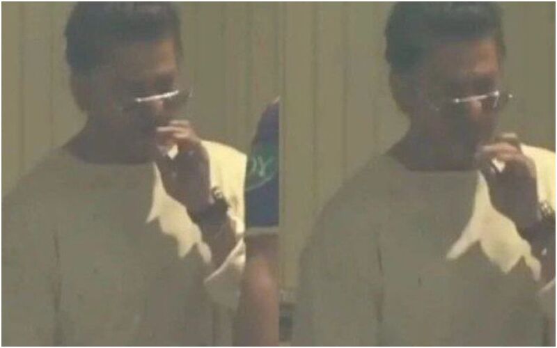 WHAT! Shah Rukh Khan Was Seen Smoking A Cigarette In The Stands During KKR Vs SRH IPL Game, Netizens Say 'King Khan Ka Alag SWAG Hain' - WATCH