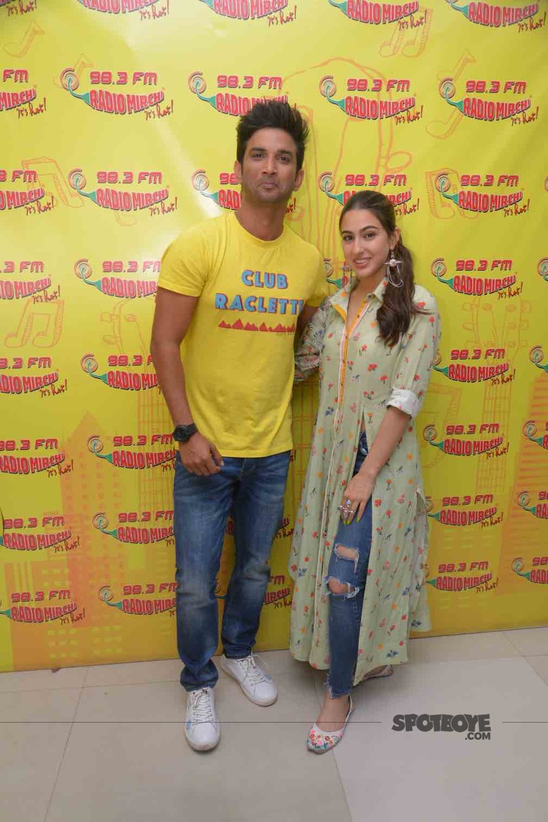 Sara Ali Khan and Sushant Singh Rajput