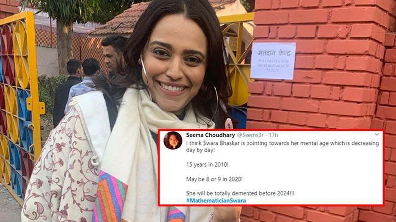 Swara Bhasker Says, ‘I Was 15-Years Old In 2010’; Netizens Question Actress’ Math, Trend #MathematicianSwara