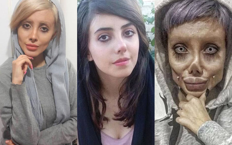 Iran's 'Zombie Angelina Jolie' Aka Sahar Tabar Reveals Her REAL Face On Camera After Release From Jail In Blasphemy Case-PIC INSIDE!