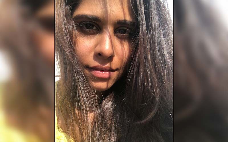 Glam Diva Sai Tamhankar Goes Metallic In This Oversized Peggy Jacket