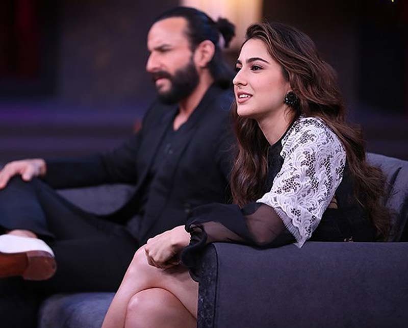 Saif And Sara At Koffee With Karan 6