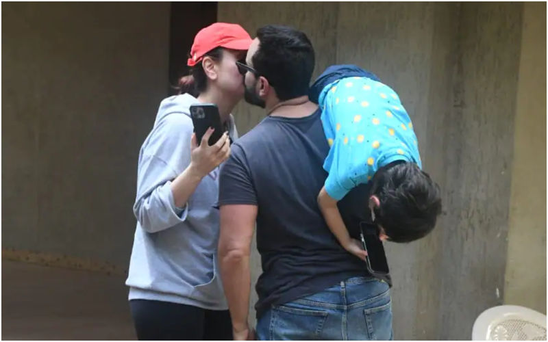Kareena Kapoor Khan-Saif Ali Khan Lock Lips In Public! Netizens Brutally Troll The Couple For Their Cute PDA Session; Say, ‘Ghar Pe Jake Kar Lete’