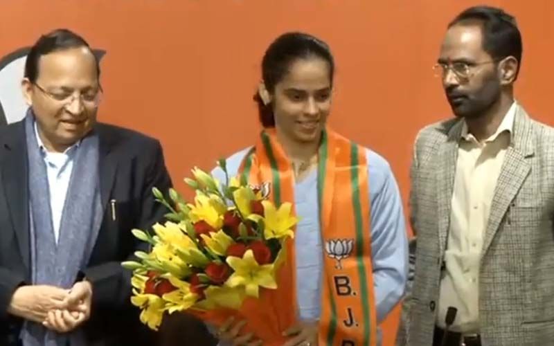 Ace Badminton Player Saina Nehwal Joins BJP, Says 'Looking Forward To Work Hard For The Country'