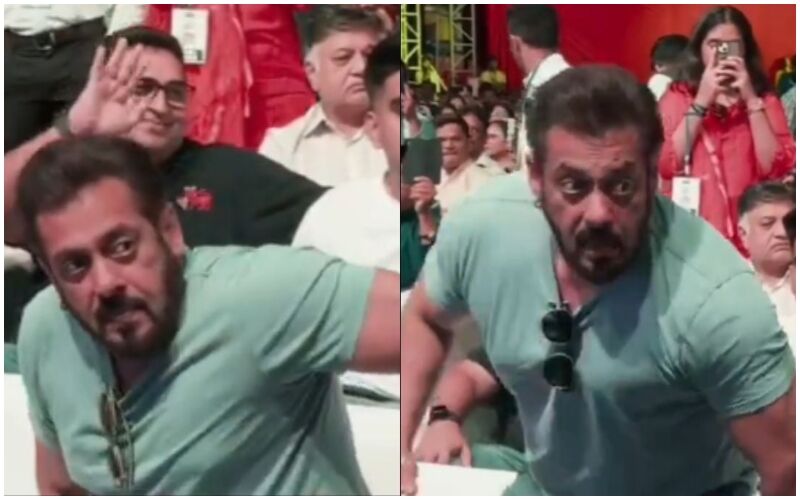 Salman Khan Struggles To Get Up From His Seat In This Viral Video! Fans Say 'Our Legend Is Getting Old' - WATCH