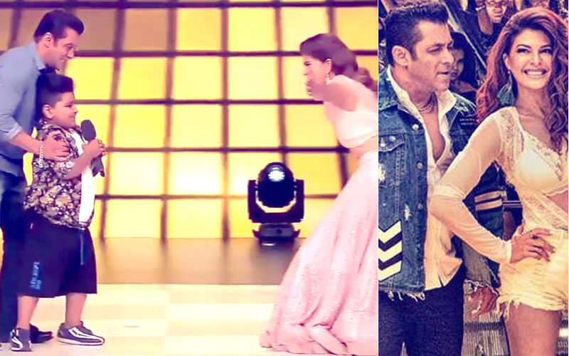 Internet Is Disgusted That Salman Khan Forced A Little Kid To Hug Jacqueline Fernandez