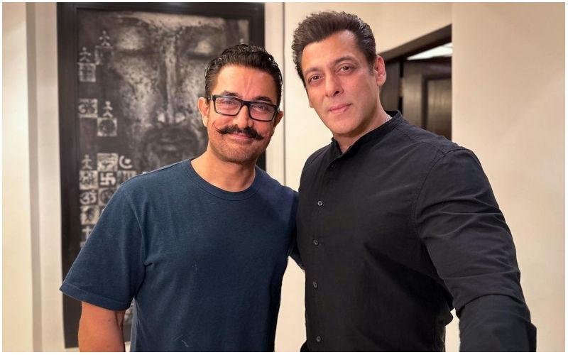 Salman Khan-Aamir Khan CONFIRM Andaz Apna Apna 2? Bollywood Superstars Pose For An Adorable Selfie As They Welcome Eid 2023! Fans Say, ‘Amar-Prem Reunites’