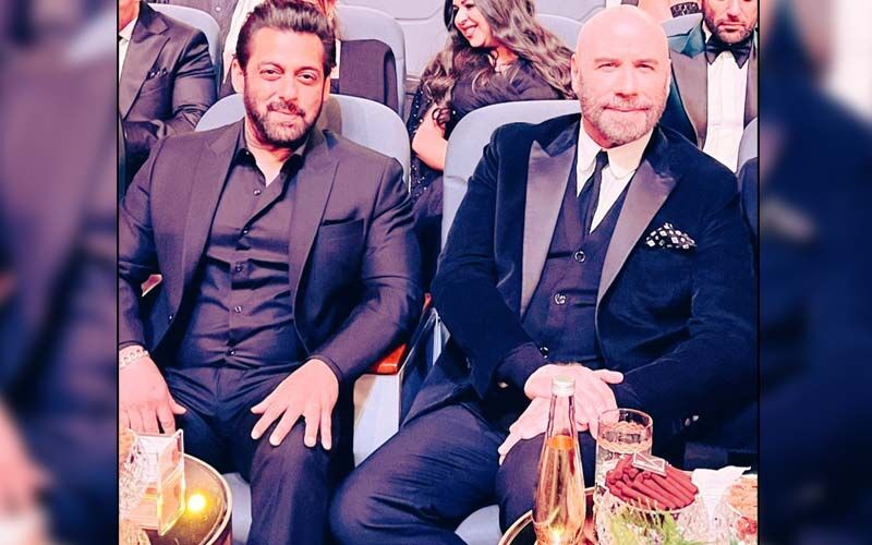 Salman Khan and John Travolta's Pic From An Awards Show In Saudi Arabia Goes VIRAL; Fan Says 'Two Legends'