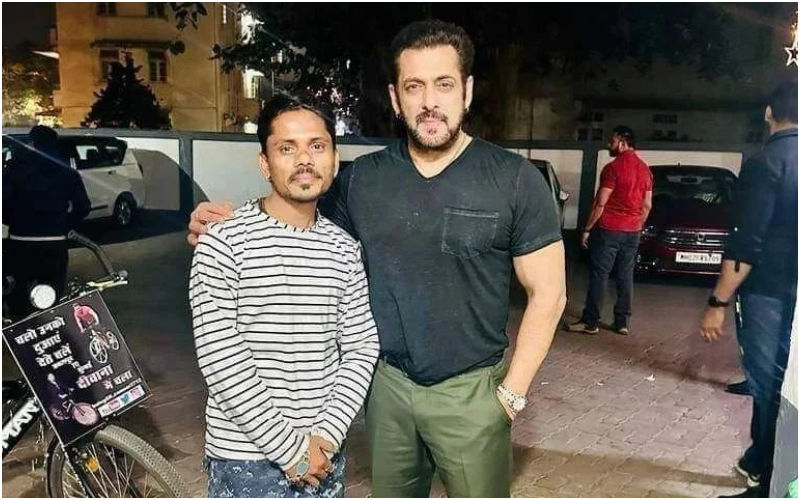 Salman Khan Poses With Fan Who Travelled 1100 Kms On Bicycle To Meet Him On His Birthday; Netizens Say ‘Bhai Ho To Aisa’-SEE PICS!