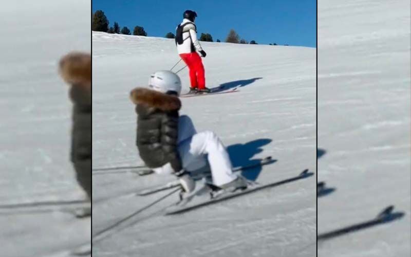 Samantha Ruth Prabhu Shares A Funny Video Of Herself Falling Down While Skiing In Switzerland And It's Unmissable -WATCH