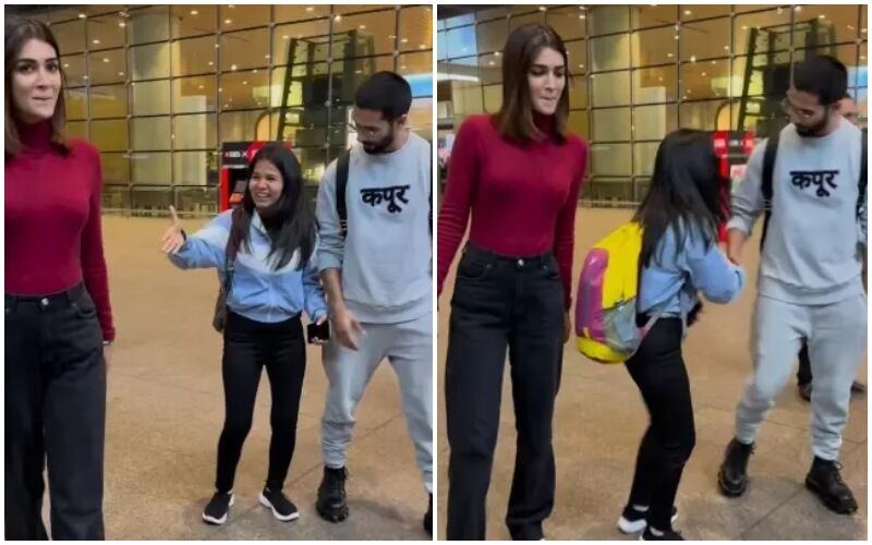 Kriti Sanon Ignores Hand Shake From A Fan At The Airport, Netizens Say 'Itna Attitude?' - WATCH VIDEO