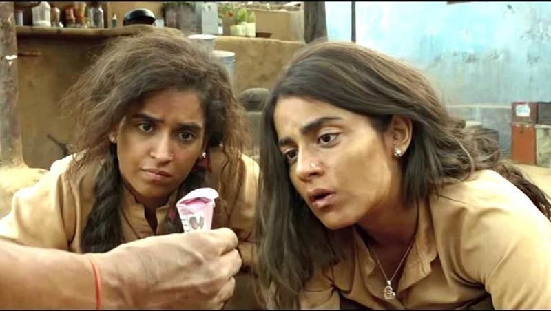 Sanya Malhotra And Radhika Madan In Patakha