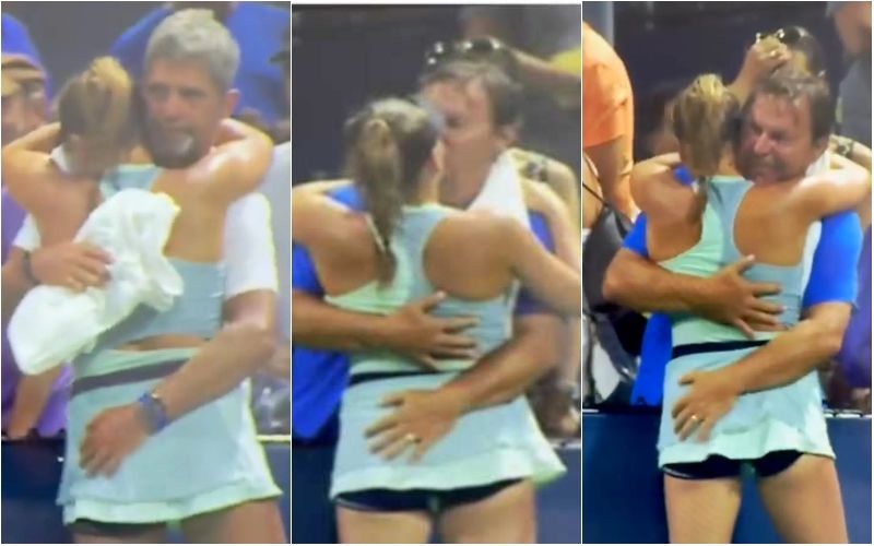 VIRAL! Sara Bejlek ‘Creepy’ Butt Taps And Lip-Kisses From Coach And Father Celebrating Her Win At US Open 2022 Sparks Outrage: No Reason To Touch 16-yo girl’