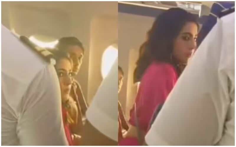 OMG! Sara Ali Khan Gets ANGRY After Air Hostess Accidentally Spills Juice On Her Pricey Outfit – WATCH VIRAL VIDEO