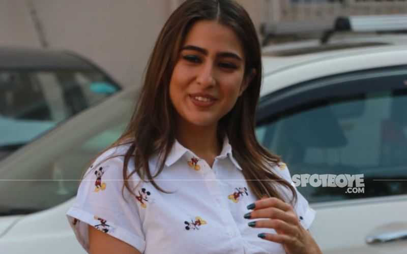 Sara Ali Khan Gives A Sneak Peek Into Her Vanity Van As She Tries To Lift Her Friend; 'Dead Weight Or Deadlift? -Watch VIDEO