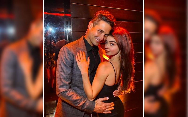 Modern Family Star Sarah Hyland And Fiancé Wells Adams Celebrate One Year Of Engagement By Eating Junk Food And Watching Netflix