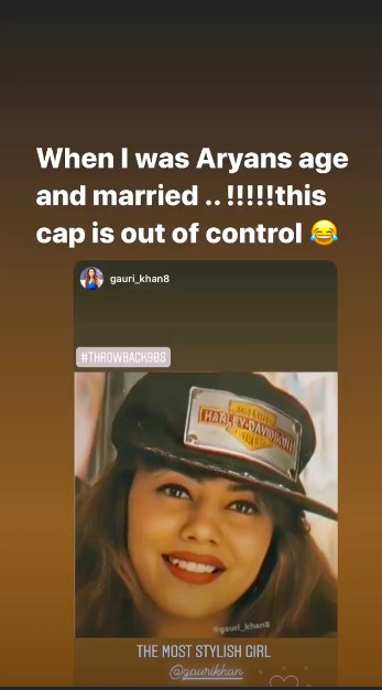 Gauri Khans Instagram story