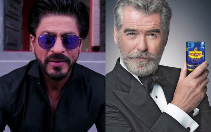 Shah Rukh Khan’s Witty Take On Pierce Brosnan’s Pan Bahar Ad