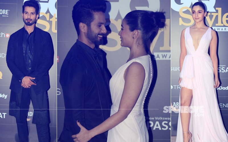 Alia Bhatt & Shahid Kapoor Share A Shaandaar Hug At The GQ Style Awards Nite