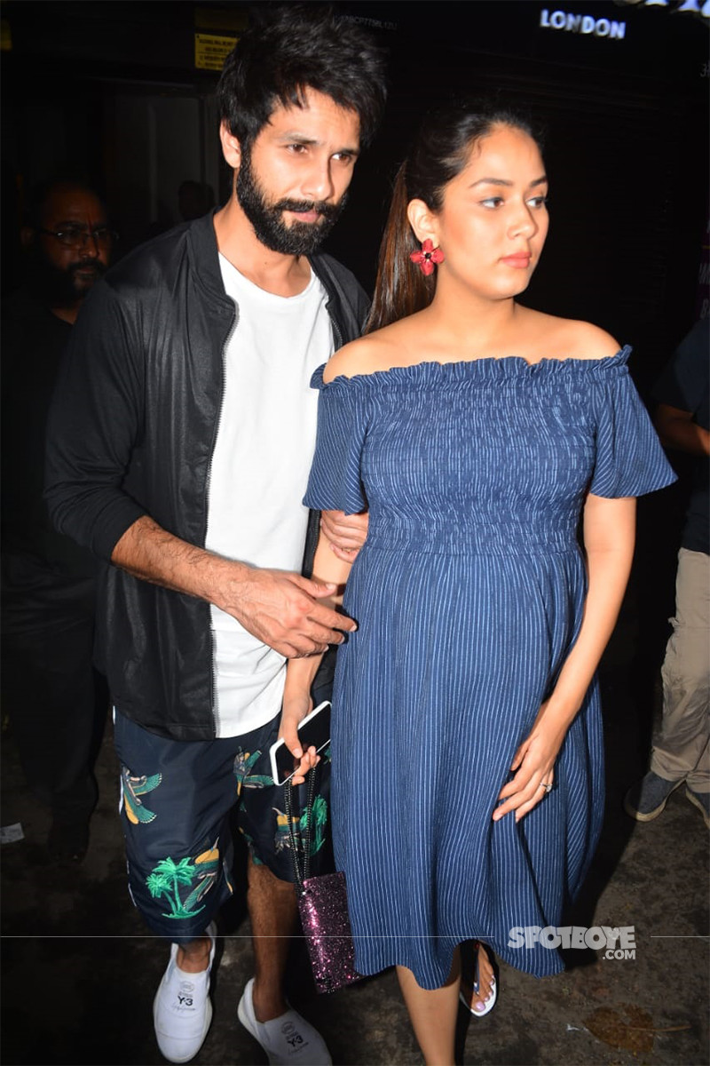 Shahid Kapoor And Mira Rajput Spotted Outside A Restaurant