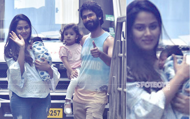First Picture Of Shahid Kapoor-Mira Rajput's Son, Zain; Family Takes Newborn Home