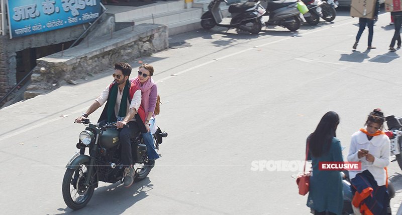 Shahid Kapoor Riding A Bike