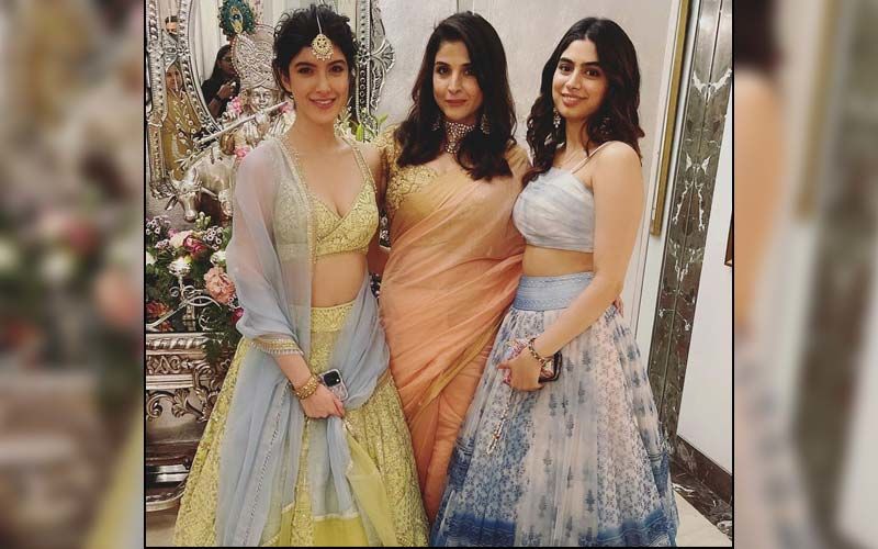 Newlywed Rhea Kapoor, Sonam Kapoor, Khushi Kapoor, Shanaya Kapoor And Others Look Stunning As They Attend Antara Marwah's 'Godh Bharai' -See Pics