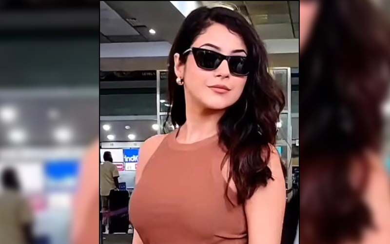 Shehnaaz Gill Is Unaffected By Netizens Trolling Her Over Viral Videos With Salman Khan From Eid Party, Makes A Splash At The Airport -WATCH VIDEO