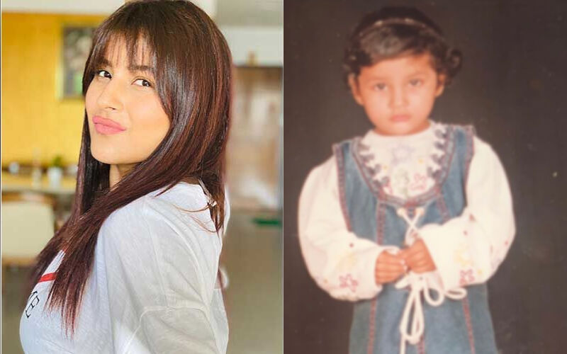 VIRAL! Shehnaaz Gill Trends On Twitter As She Drops Her Unseen Childhood PIC, Looks Cute In A Frock; Fans Call Her A 'Pure Soul'