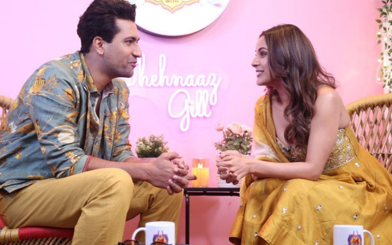 VIRAL! Shehnaaz Gill Cracks Up Vicky Kaushal As She Asks Him About His Education In Engineering, Says, ‘Teri Puja Karu Mai Har Din’-See Funny VIDEO