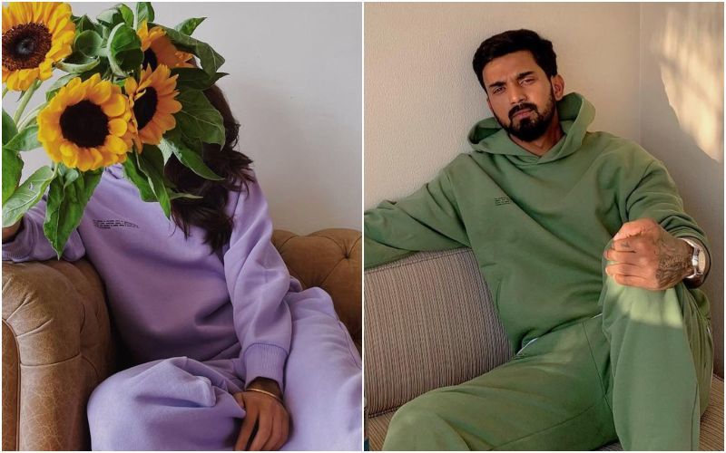 Rumoured Couple Athiya Shetty-KL Rahul Pose In Sweatsuits Of Different Colours; Fans Wonder If Actress Edited The Pic And Wore Cricketer's Outfit