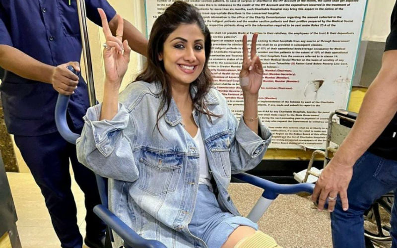 OMG! Shilpa Shetty Suffers Injury While Shooting Rohit Shetty’s Indian Police Force, Actress Says, ‘Roll Camera Action- Break  A Leg!'