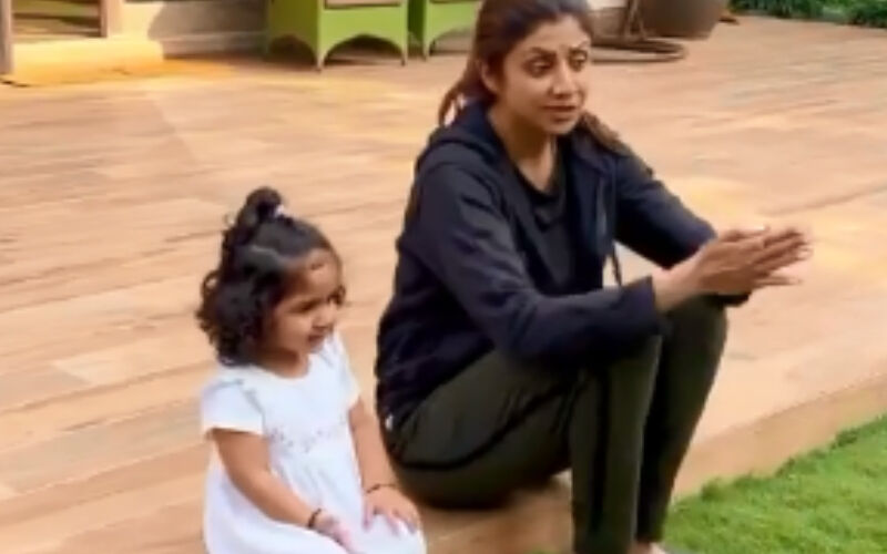 Shilpa Shetty's Little Girl Samisha Is Winning Hearts On Internet As She Chants Gayatri Mantra For Injured Bird- Adorable VIDEO Inside