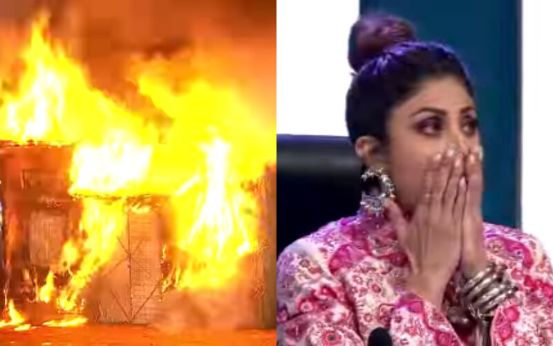 OMG! India's Got Talent: A Contestant Sets Himself On Fire During A Dangerous Act, Later Shouts For Help; Badshah-Shilpa Shetty Are Shocked-VIDEO Inside