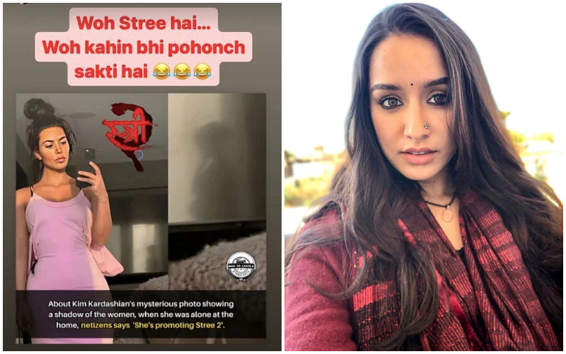 HORRIFYING! Shraddha Kapoor REACTS To Kim Kardashian’s Spooky Mirror Selfie With Mysterious Woman: 'Woh Stree Hai'