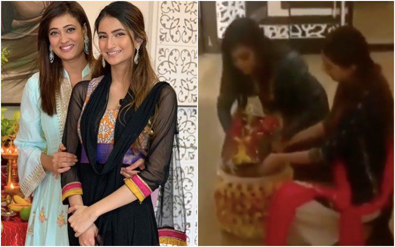 Ganesh Visarjan 2020: Shweta Tiwari And Daughter Palak Tiwari Bid Adieu To Ganpati Bappa; Actress Performs An Eco-Friendly Visarjan – Video