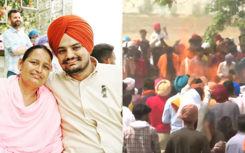 Sidhu Moosewala Cremated: Parents Break Down In Tears At The Funeral, Fans Gather To Pay Last Respects And Call It ‘Veere Di Aakhri Ride'-WATCH