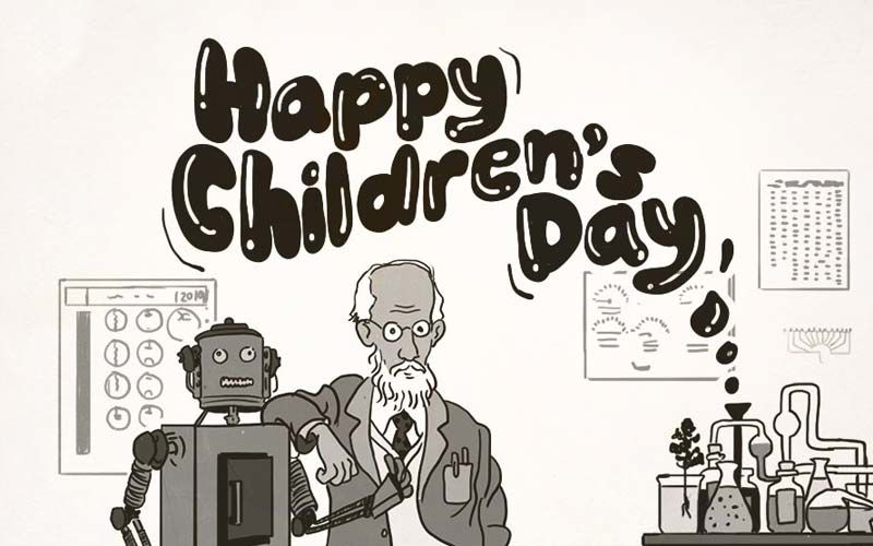 SVF Wishes Children’s Day 2019 With Cute Cartoon Of Professor Shanku, Says You Cannot Miss Him