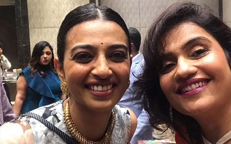 Amruta Subhash And Radhika Apte Bond Over IREEL Awards 2019