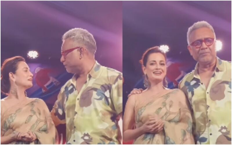 Anubhav Sinha Seeks Dia Mirza's Permission Before Putting Hand On Her Shoulder; Netizens Call Him A True Gentleman! - WATCH