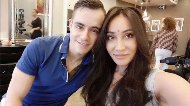 Sofia Hayat With Husband Vlad