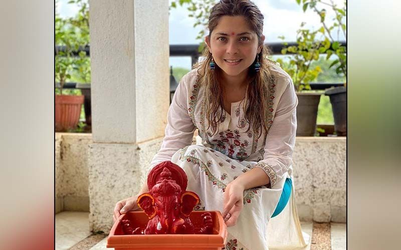 Here's How Sonalee Kulkarni Celebrated A Humble And Eco-friendly Anant Chaturdashi