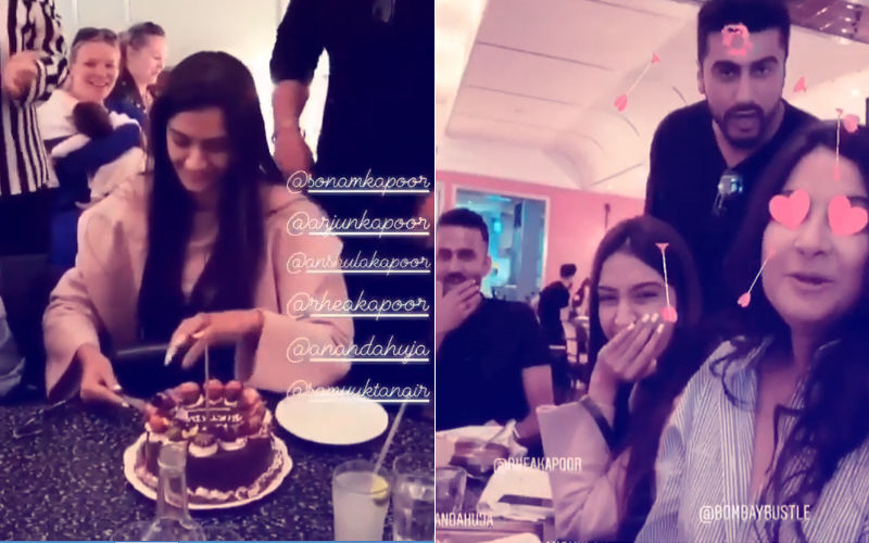 Inside Videos: Sonam Kapoor Celebrates Her Birthday With Anand, Arjun & Rhea