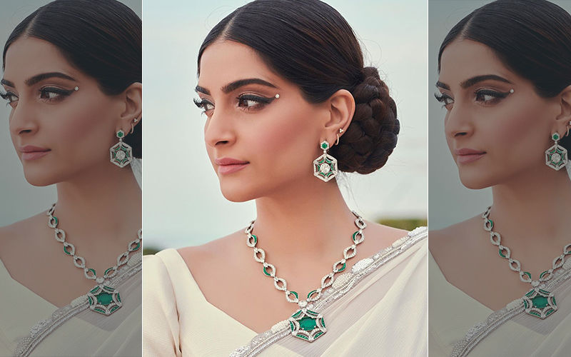 Wedding Trend: Sonam Kapoor's White Saree, Asymmetrical Blouse And Pearl On The Eyes Could Be The Biggest Wedding Trend This Season