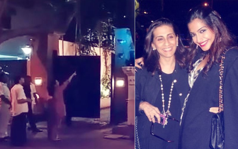 Video: Sonam Kapoor's Mother Oversees Wedding Decorations At Their Bungalow