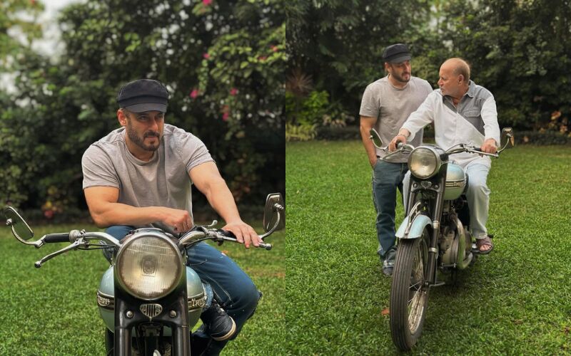 Are We Going To See Salman Khan Riding His Father Salim Khan's First Bike In His Much Anticipated Eid Release Sikandar?