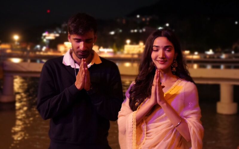 Team Ginny Wedss Sunny 2 Seeks Blessings at Rishikesh’s Ganga Aarti