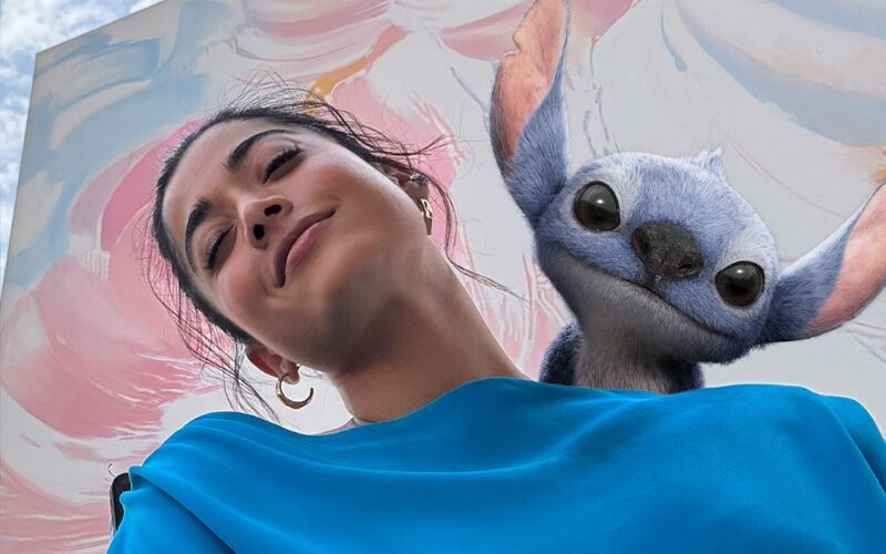 Rashmika Mandanna And Her New BFF Stitch In One Frame! Where Are They Holidaying ?