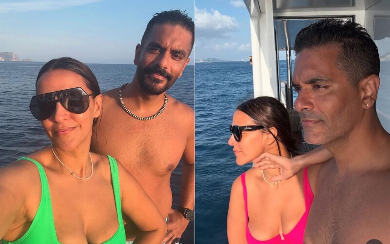 Neha Dhupia And Angad Bedi Jet Off To Rome For Birthday Celebrations , Calls It Their First Honeymoon After 8 Years Of Marriage!